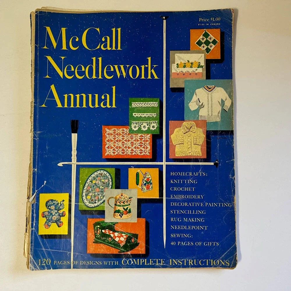 Vintage 1950 Mccalls Needlework Annual Magazine